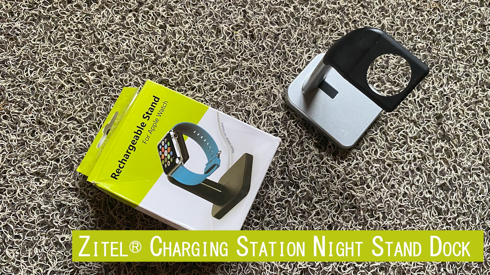 Zitel® Metal Base Charging Stand Compatible with Apple Watch for
